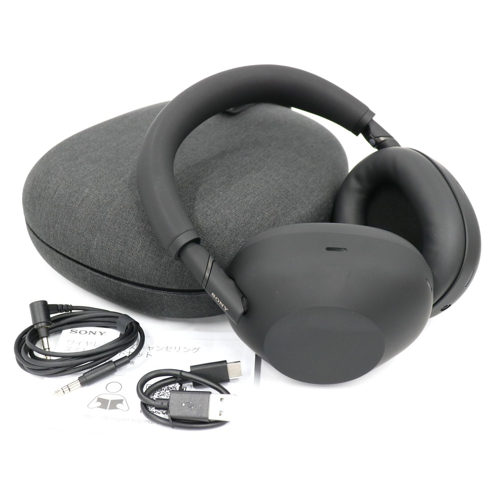 ソニー WH-1000XM6 ワイヤレスノイズキャンセリングヘッドホン wh-1000xm6-b ブラック 非常に良い A