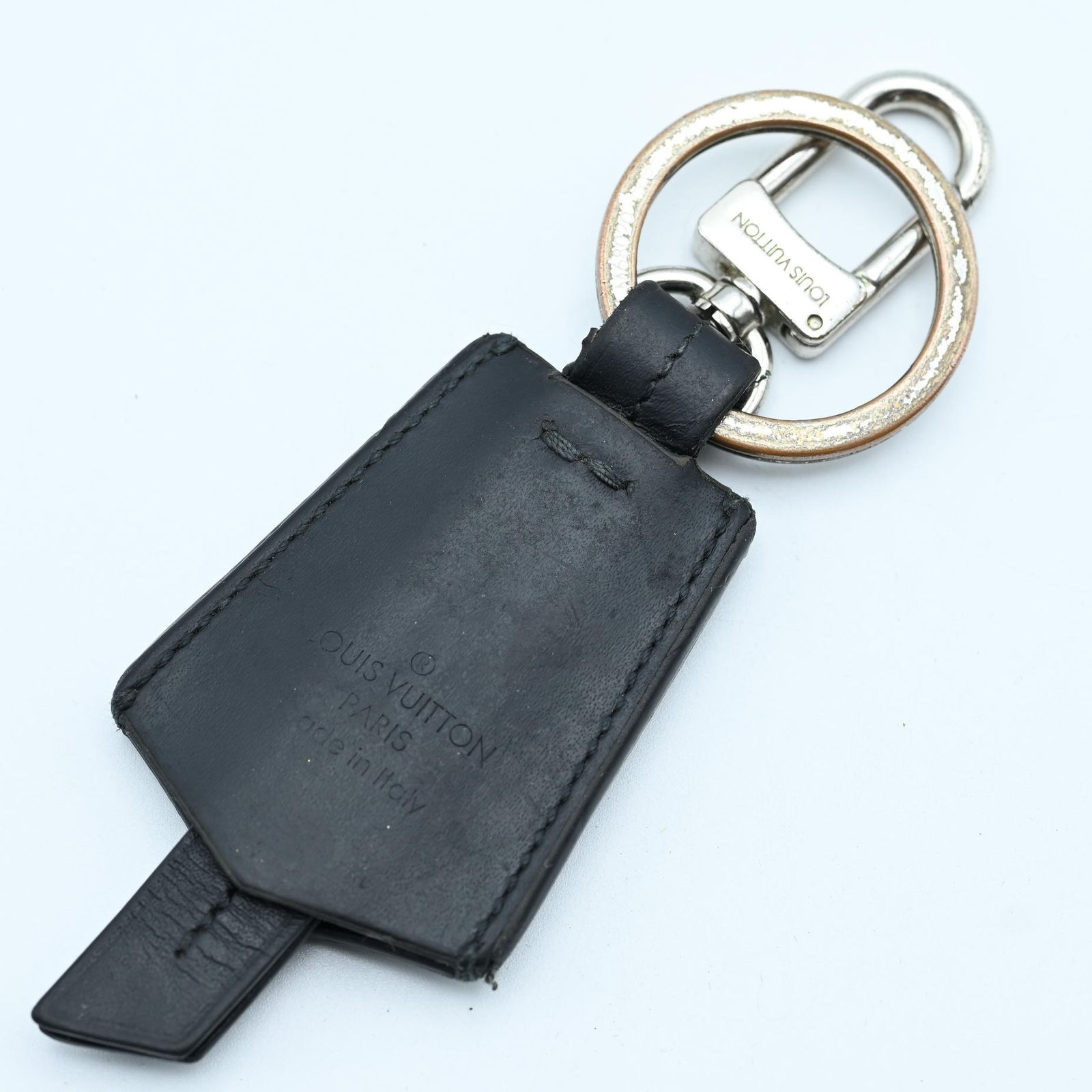 ルイヴィトン ヴィトン LV クロッシュ クレ キーリング M68020 黒 s-a18511-2.jpg