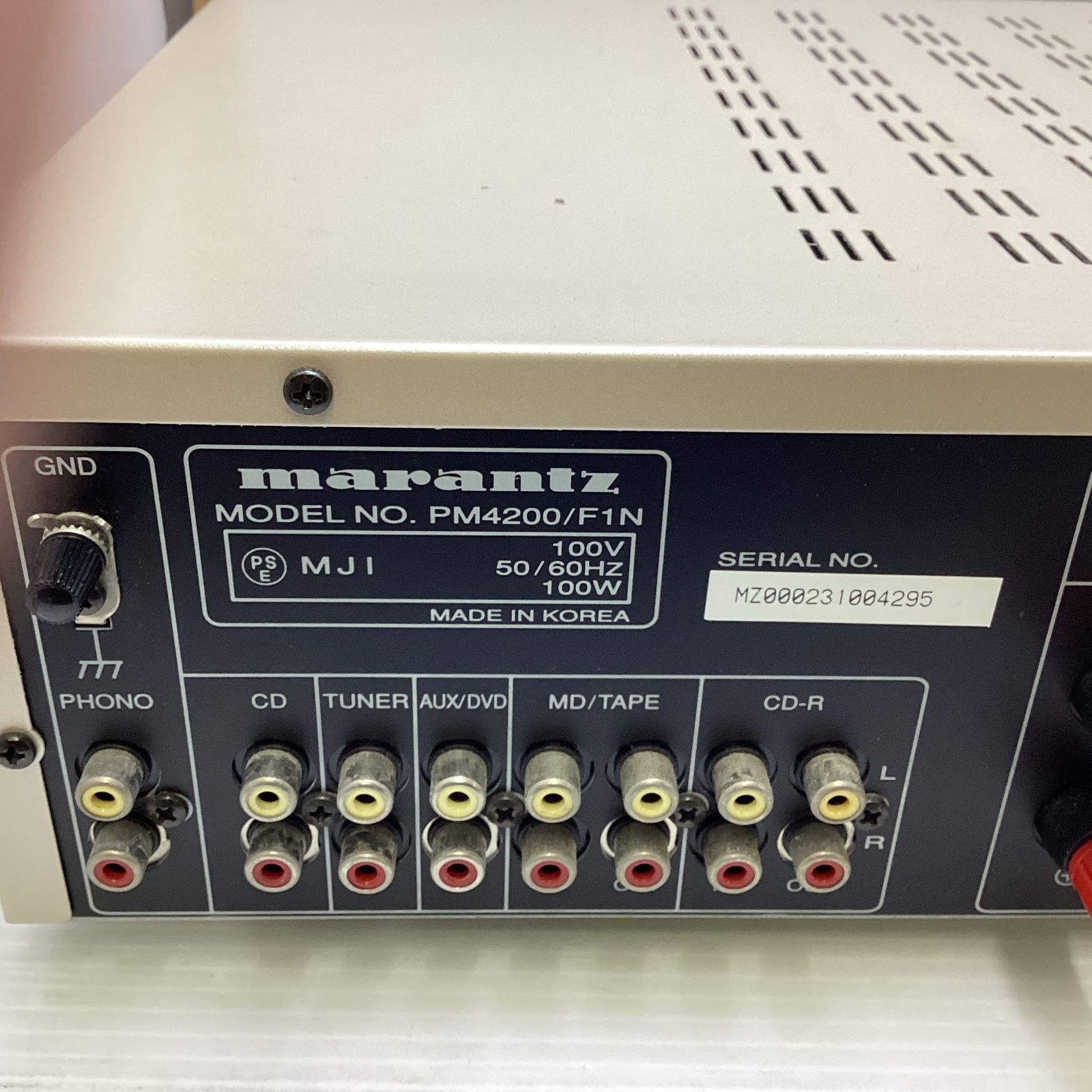 マランツ　marantz アンプ　PM4200 ブラック Marantz PM4200 Amplifier | Phono | Stereo | Audio