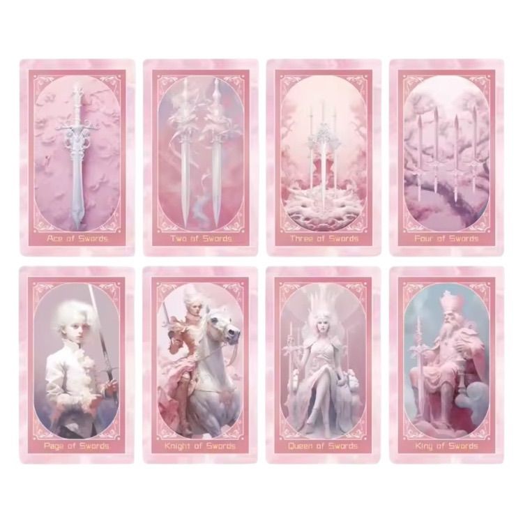 【正規品タロットカード】美麗アート×キュートピンク✨ファンタジーノエルタロット 正規品タロットカード】美麗アート×キュートピンク
