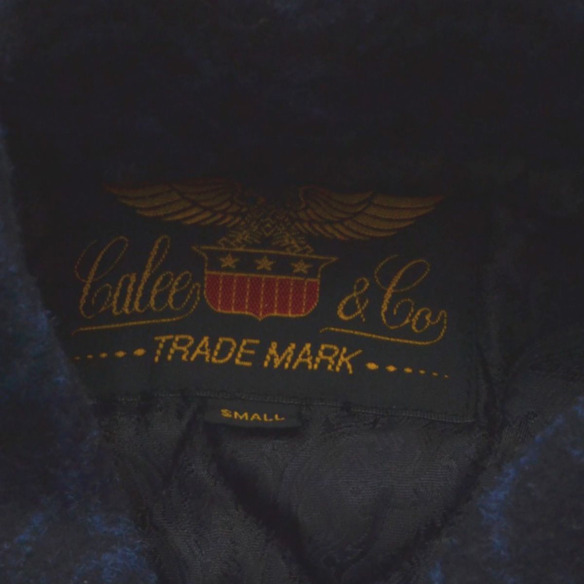 CALEE キャリー スポーツジャケット DOUBLE JACQUARD WAVE PATTERN