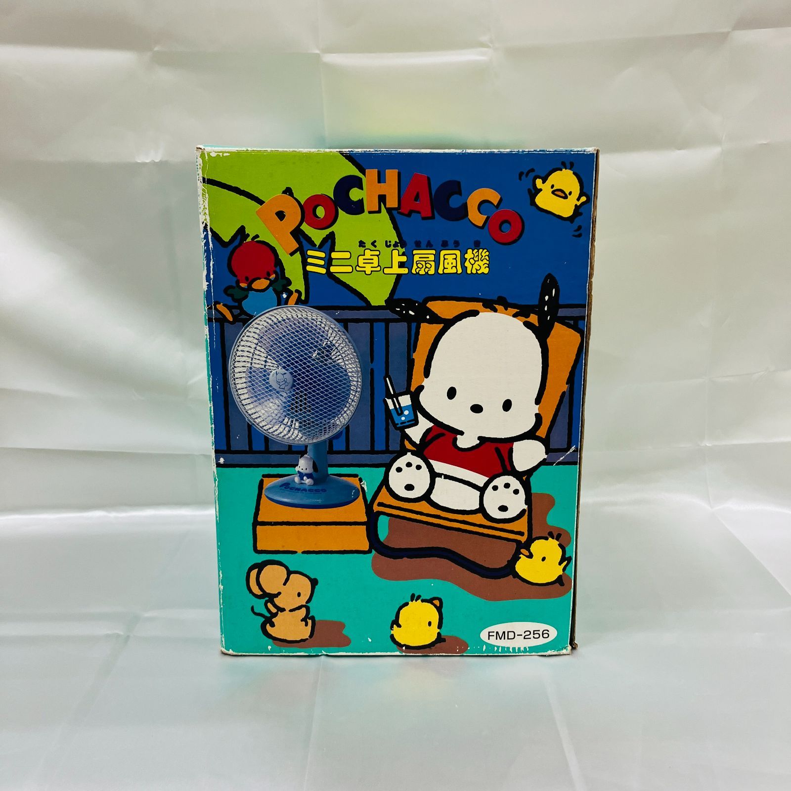 【レトロ】サンリオ　プロペラせんぷーき　扇風機　ポータブル　レア 1984年 SANRIO タキシードサム レトロ大型循環扇風機
