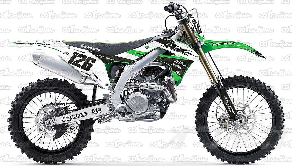 オンライン激安 2021-2023 KX250 KX250X グラフィック デカール