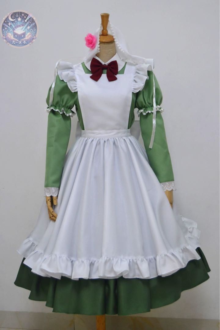 ヘタリア イタリア メイド服 コスプレ 衣装 ウィッグ 靴追加可 コスチューム ハロウィン仮装 イベント衣装 コスプレセット 高品質コスプレ 再現度高め