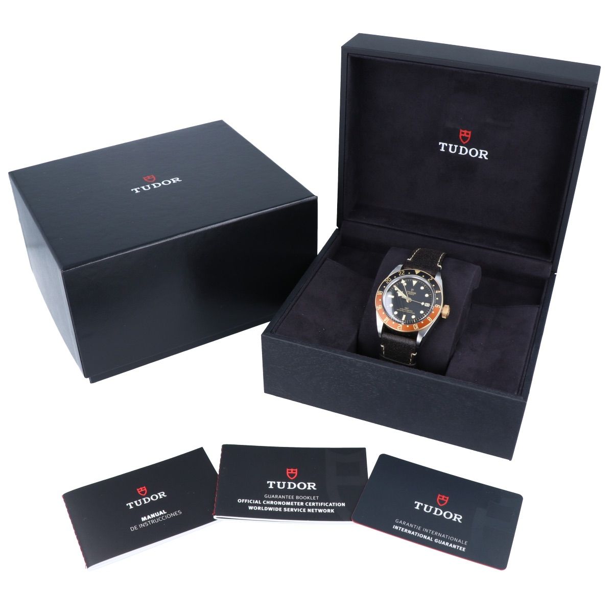 TUDOR】 チューダー ブラックベイGMT 79833MN 黒文字盤 41mm SS 