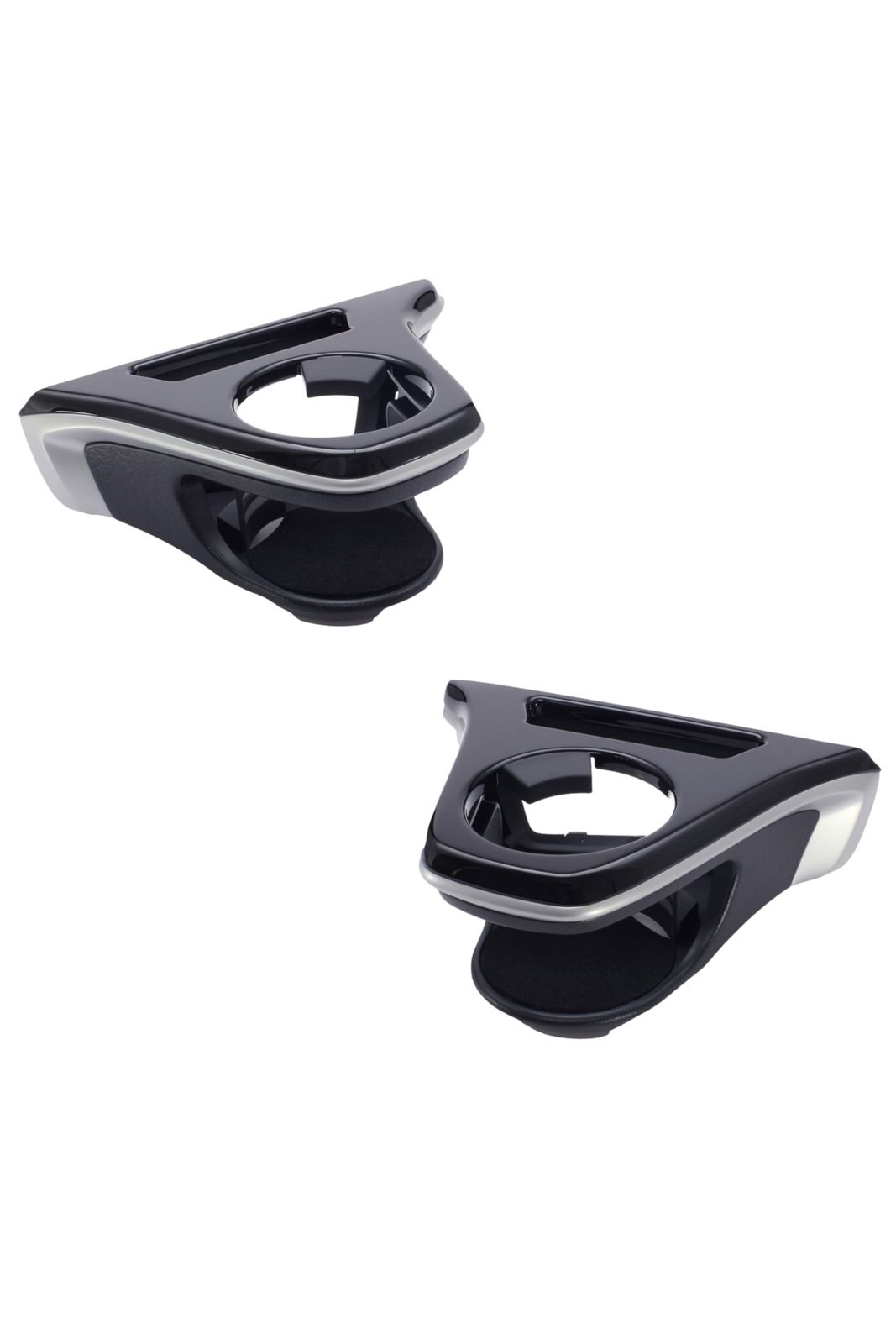 槌屋ヤック(Tsuchiya Yac) ドリンクホルダー 運転席用 SY-CO5 助手席用 SY-CO6 セット カローラクロス 10系 ブラック シルバー