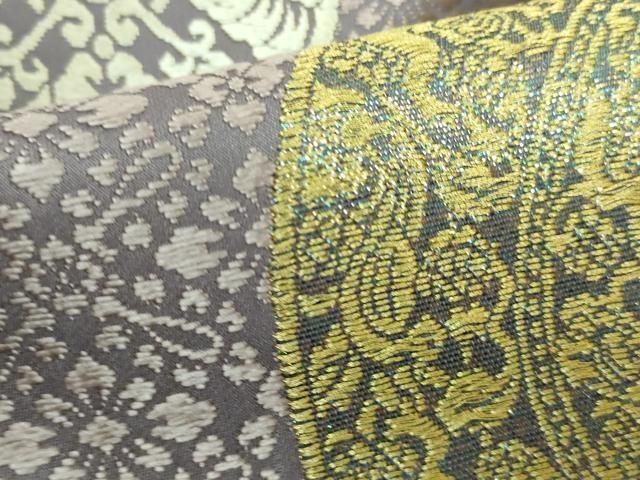 平和屋本店□極上 山口美術織物 皇室 伊勢神宮御用 西陣織 太鼓柄袋帯