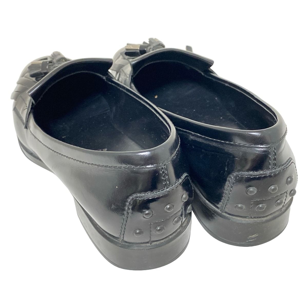 TOD'S トッズ Tチェーン ローファー 黒 ブラック TOD'S トッズ T