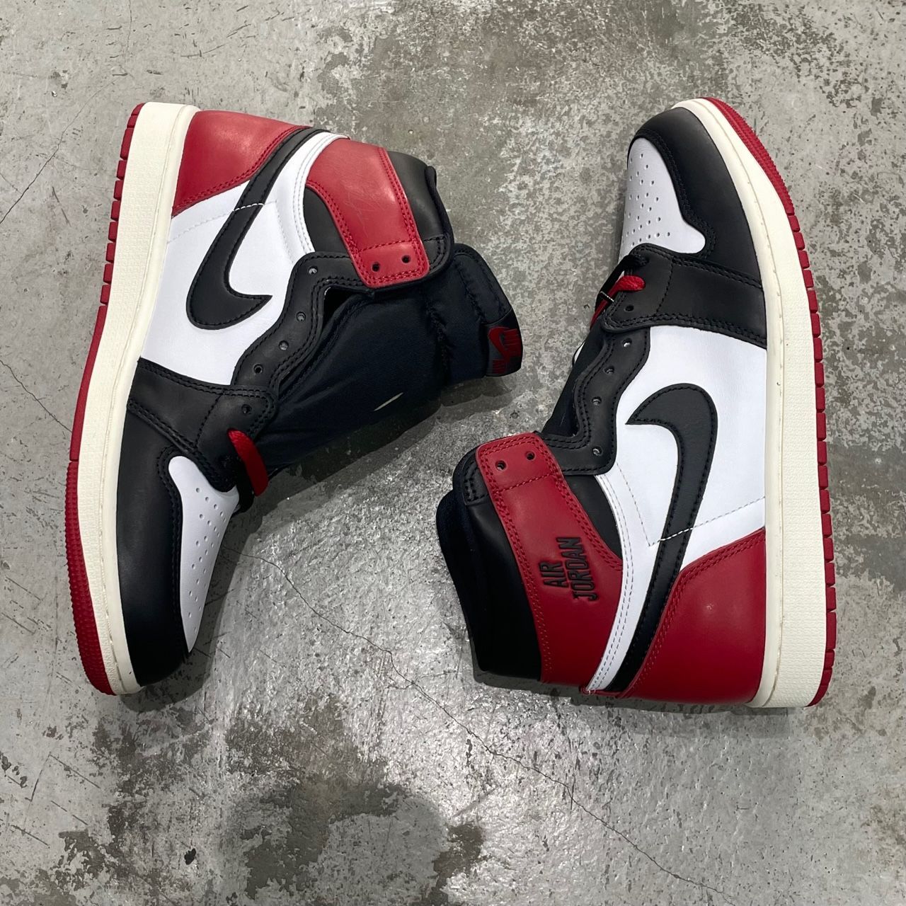 未使用品 国内正規 NIKE Air Jordan 1 Retro High OG Black Toe 