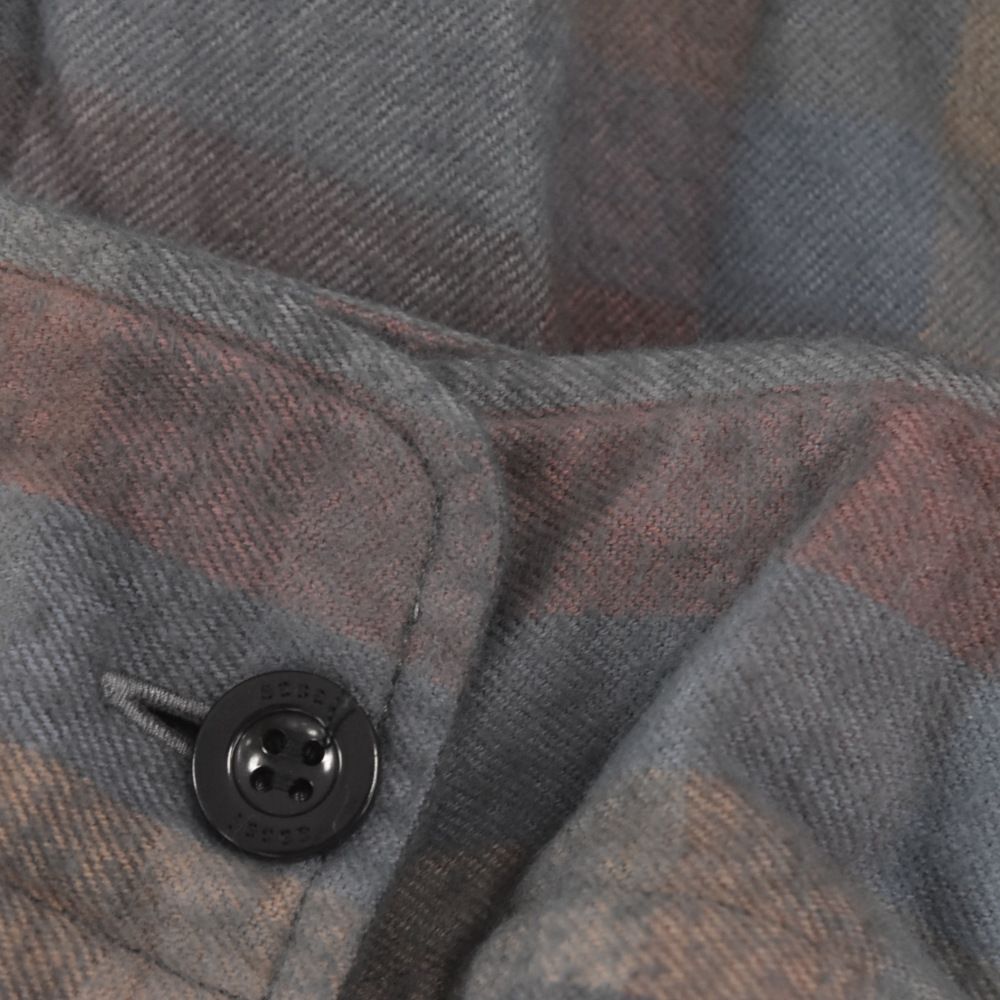 Sacai (サカイ) 22AW PLAID SHIRT 22-02838M 再構築 ドッキングシャツジャケット マルチカラー 長袖シャツ