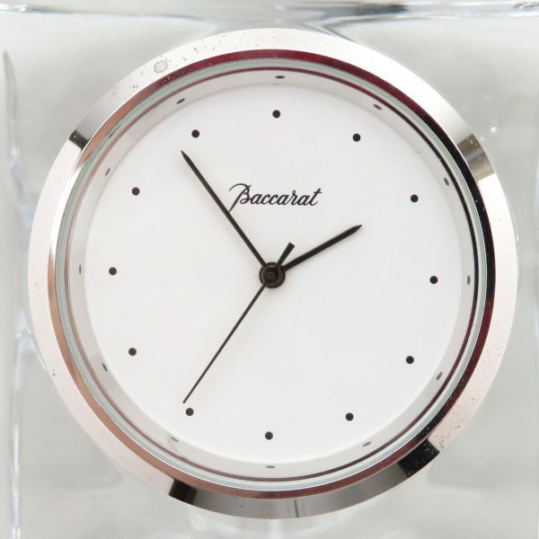 入荷量【電池交換済み】Baccarat 置時計 エキノックス 美品 インテリア時計