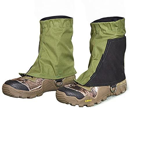 グリーン SEKIDAR ゲイター 防水 登山 スパッツ ショート ゲイター 軽量 通気 登山用ゲイター 男女兼用 収納袋付き 泥除け 砂よけ 雨雪悪天候 釣り トレッキング アウトドア グリーン