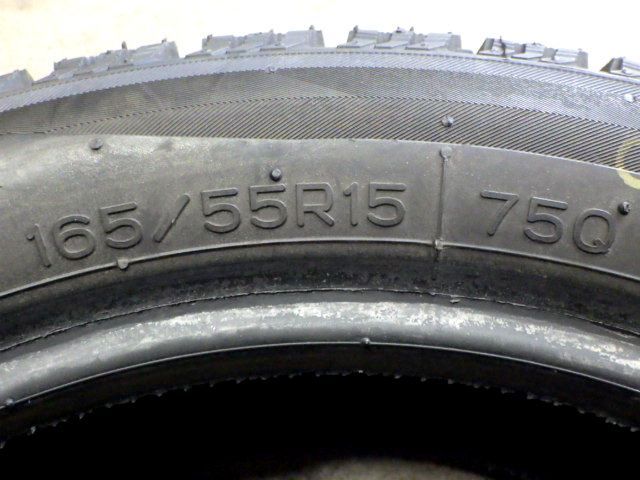 健康 SP804 F● ◆ 製造 約8.5～9部山●NANKANG AW-1●165 55R15●4本 お値打ちの