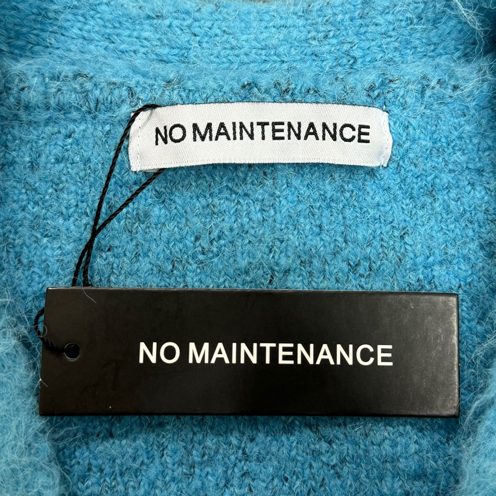 美品 NO MAINTENANCE ニット カーディガン ノーメンテナンス M 65115A 