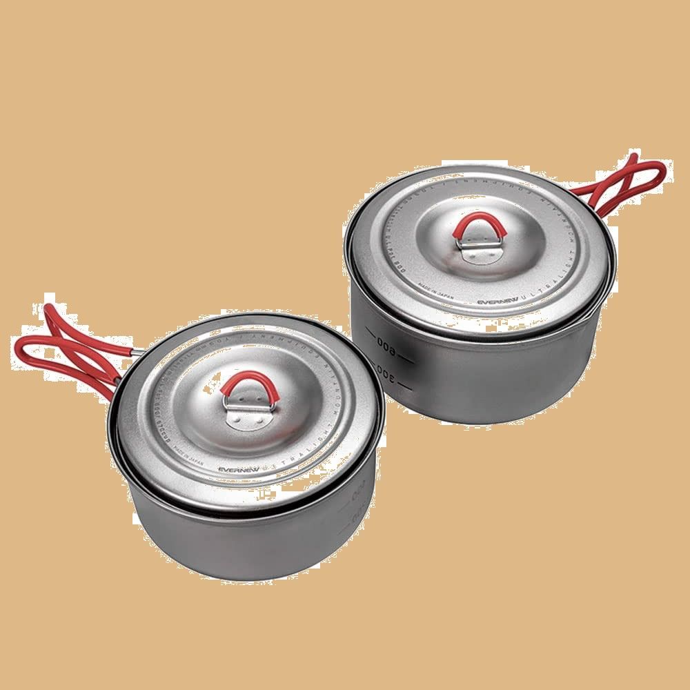 在庫 set Pot 600 900 U.L. Ti ECA535 エバニュー EVERNEW