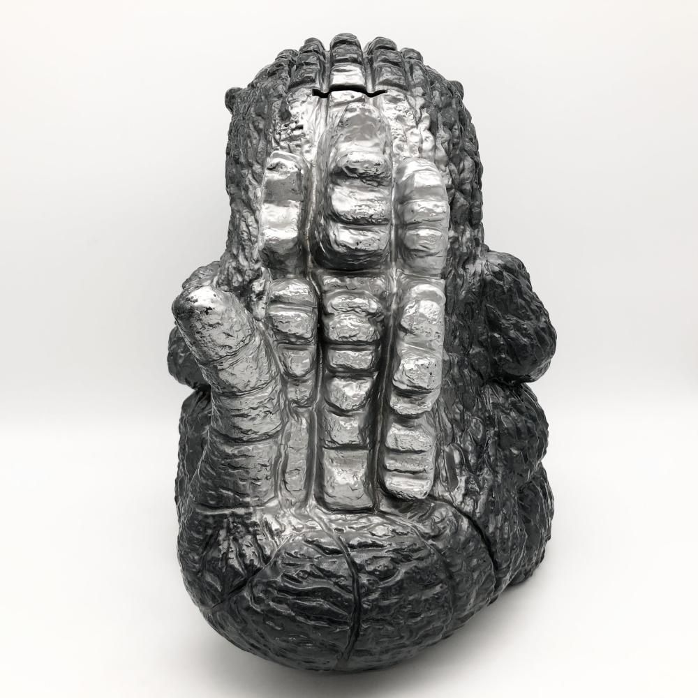 ゴジラ でっかい 貯金箱 ソフビ yutaka 1994 底蓋なし - メルカリ