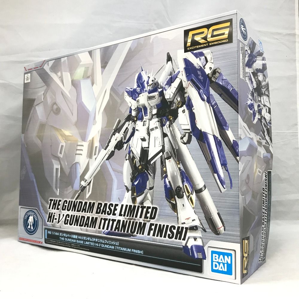 BANDAI - ハイニューガンダム チタニウムフィニッシュ 新商品紹介】『RG 1/144 ガンダムベース限定 Hi-νガンダム