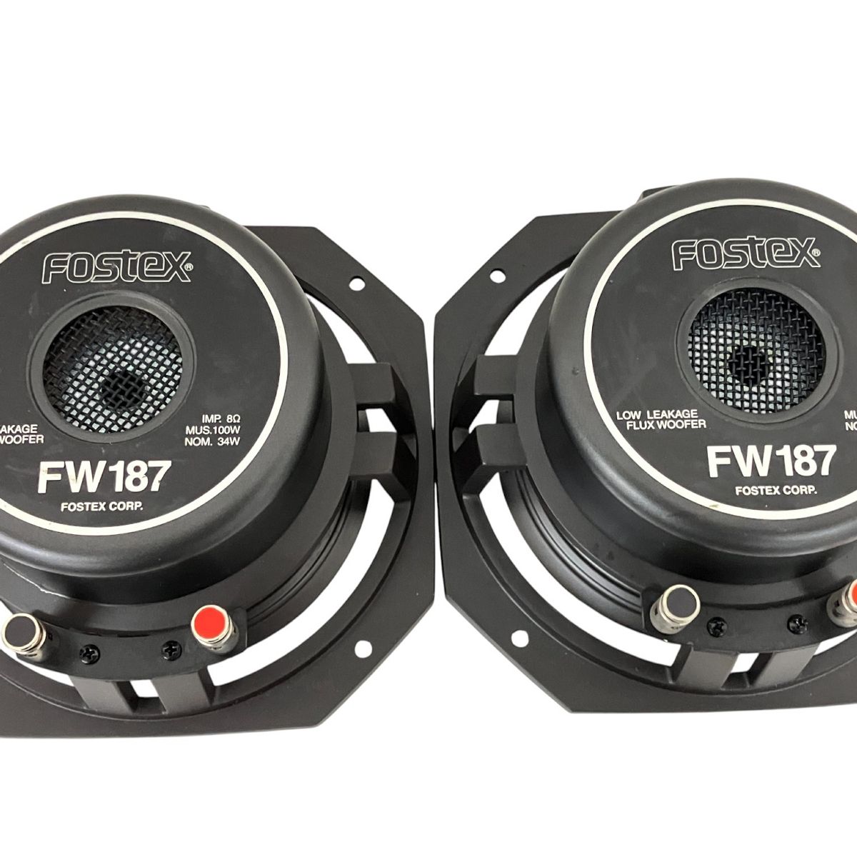 FOSTEX 18センチウーハー　FW187　2台セットで FOSTEX FW187の仕様 フォステクス
