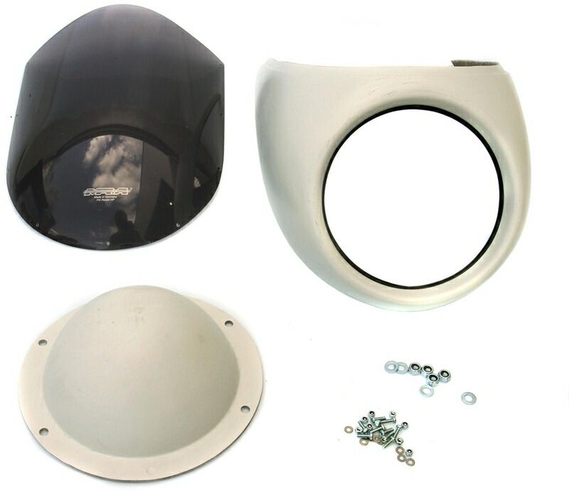 CAFE RACER フロントフェアリング 2010〜22年XL1200X スモークシールド