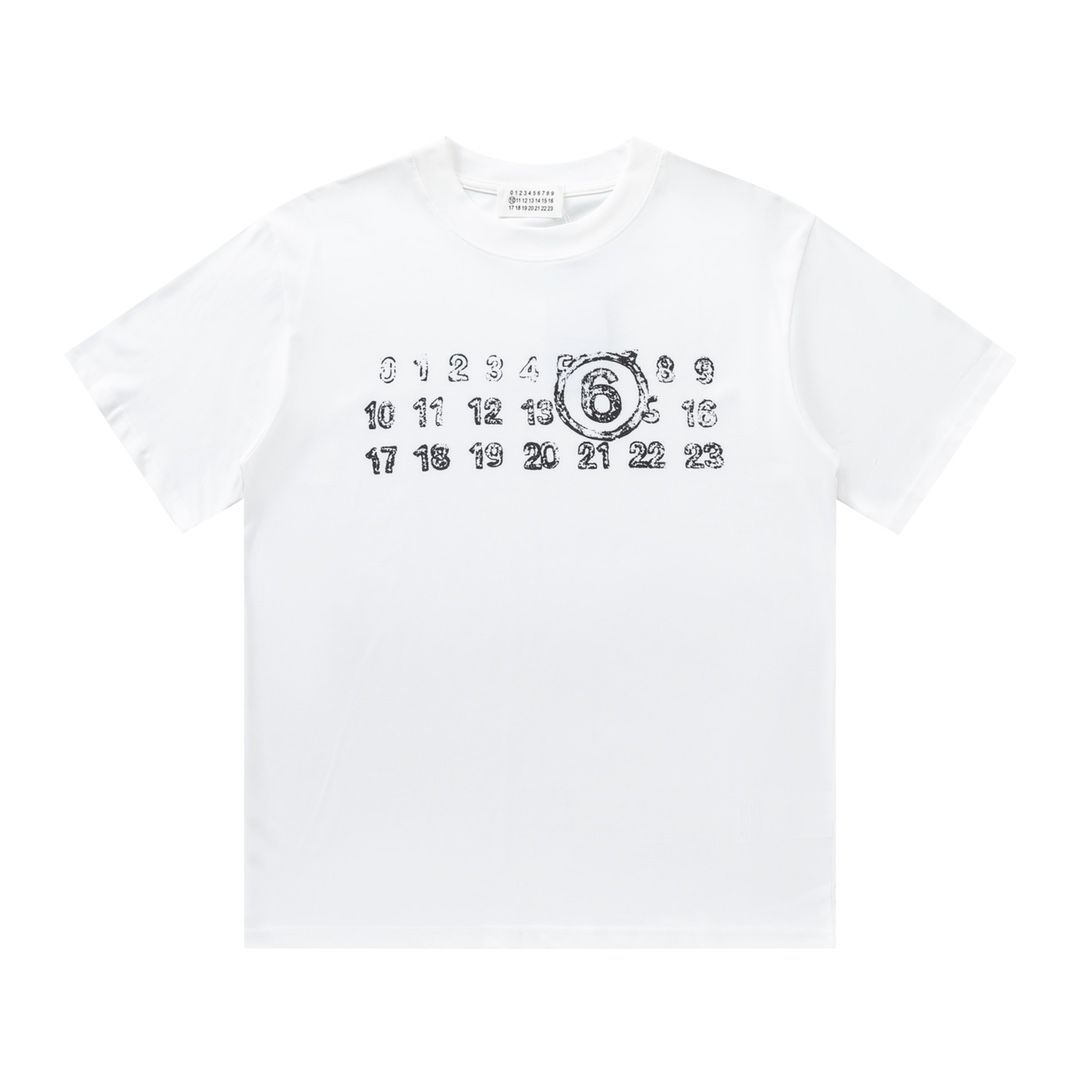 Maison Margiela MM6 マジェラ24ss 新作 ウォッシュド Logo プリント ...