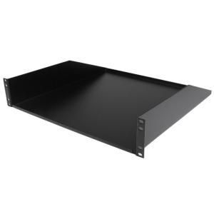 2営業日で発送 スターテック 2U 固定式サーバーラックマウント棚板 カンチレバー型 許容荷重56KG