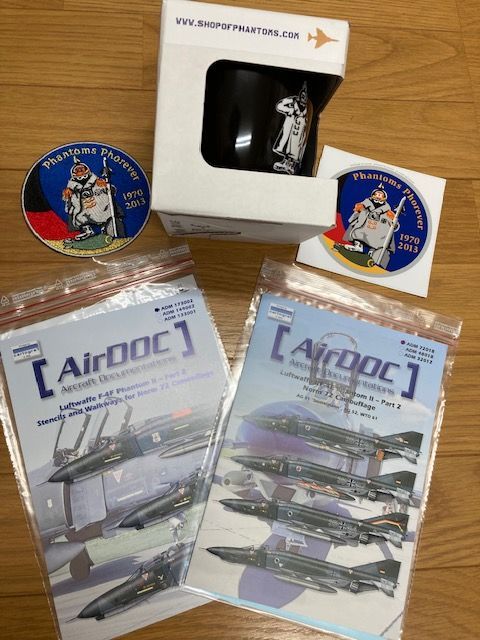 1点 ! ドイツ空軍 F-4F ファントムII 退役記念グッズ - 1 72 AirDocデカール セット