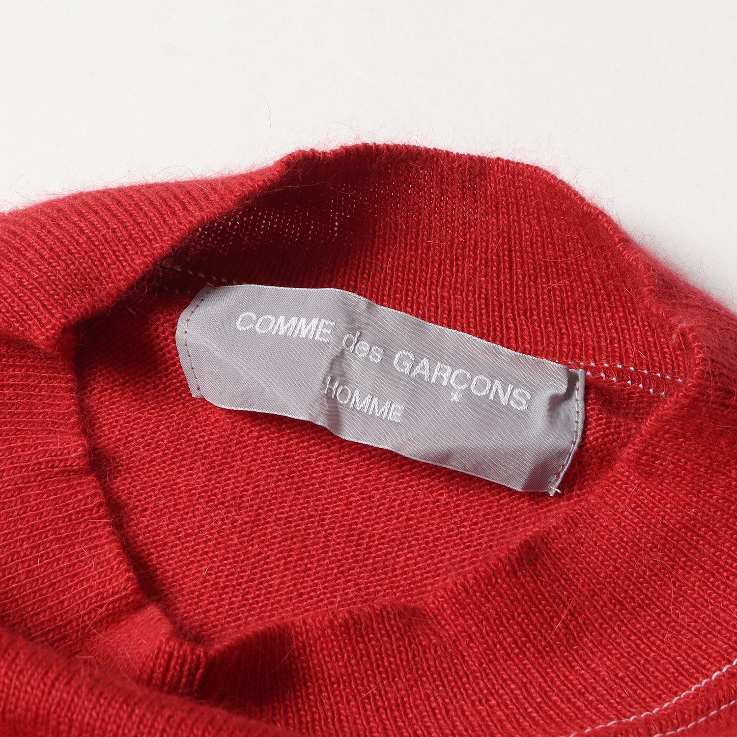 AD1995 comme des garçons homme ウールニット COMME des GARCONS HOMME PLUS Metallic Knit Sweater Silver S (K-134386)