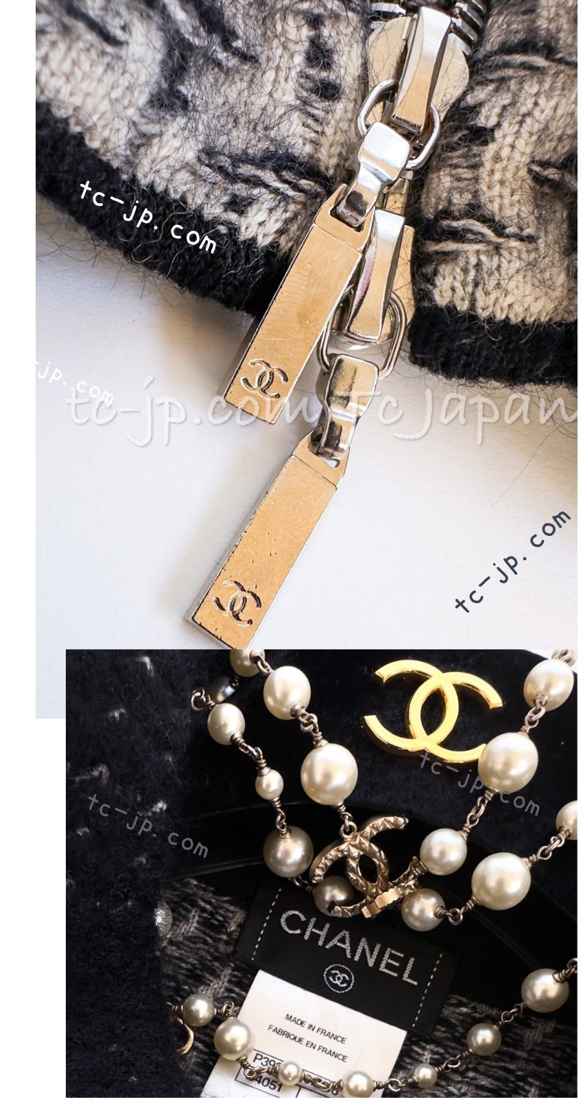 CHANEL - シャネル カーディガン CHANEL ダーク ネイビー ふんわりフワフワ モヘア シルク カシミア 美しいスパンコール装飾 ジッパー 超美品 34 38 シャネル カーディガン CHANEL ダーク ネイビー ふんわり
