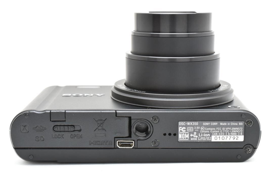 219 SONY Cyber-Shot DSC-WX350 ブラック ジャンク - メルカリ