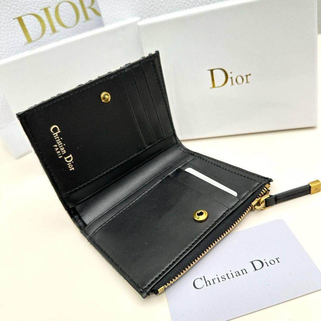 クリスチャンディオール Dior レオブリーク 二つ折り財布 - メルカリ
