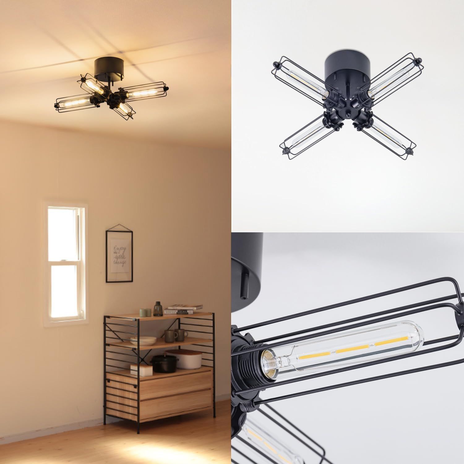 M2447-132-99】シーリングライト 4灯 6畳 8畳 おしゃれ 【M2447-132-99