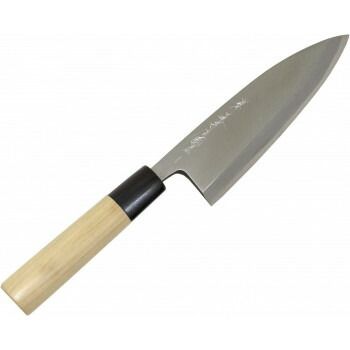 日本製 堺の包丁 堺一文字吉国作 白二鋼 出刃 包丁150mm