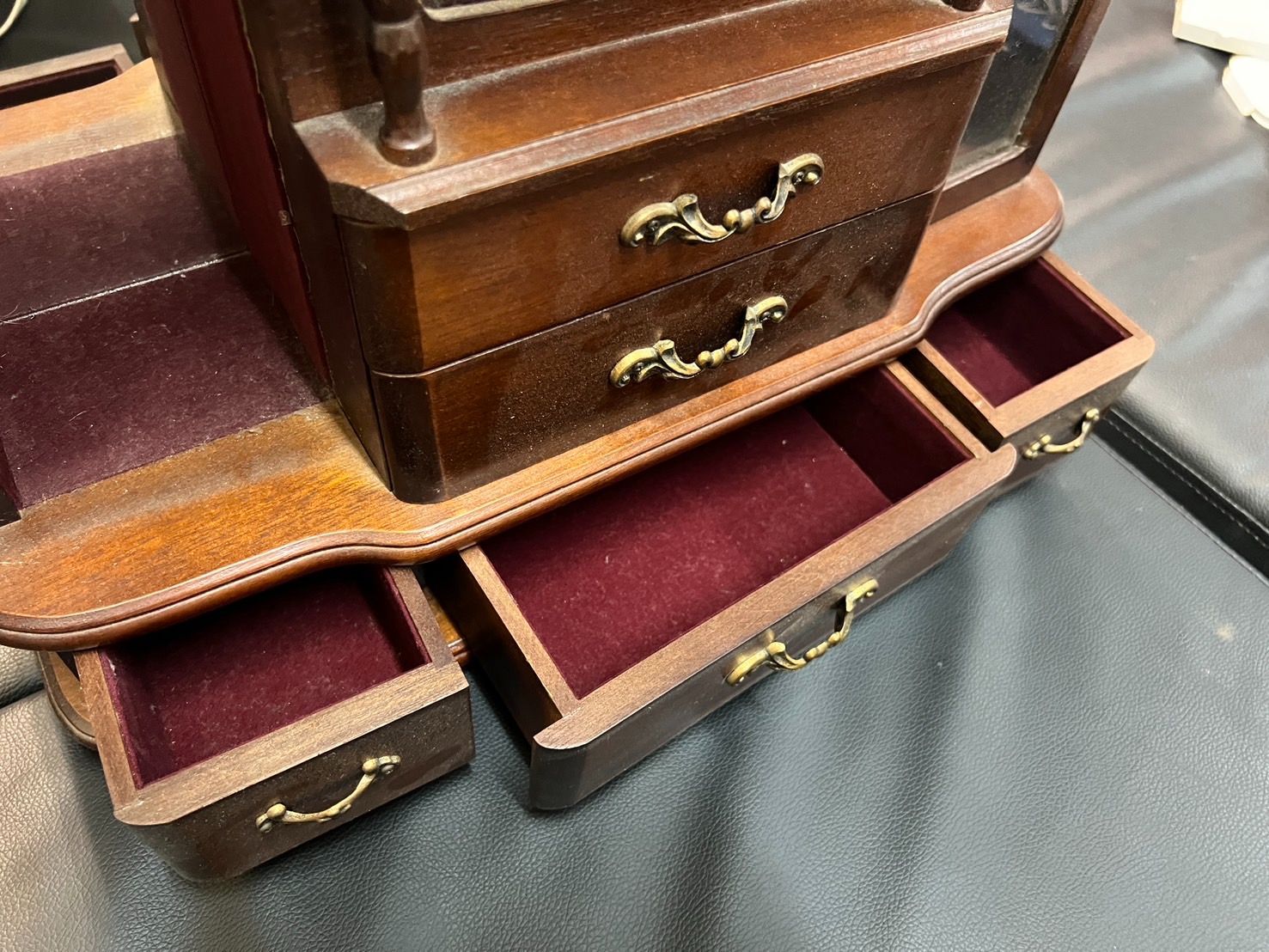 【新品未使用・ヴィンテージ】Sankyo オルゴール ジュエリーボックス　箱付き 昭和レトロ/動作品】Sankyo Musicale オルゴール ジュエリー
