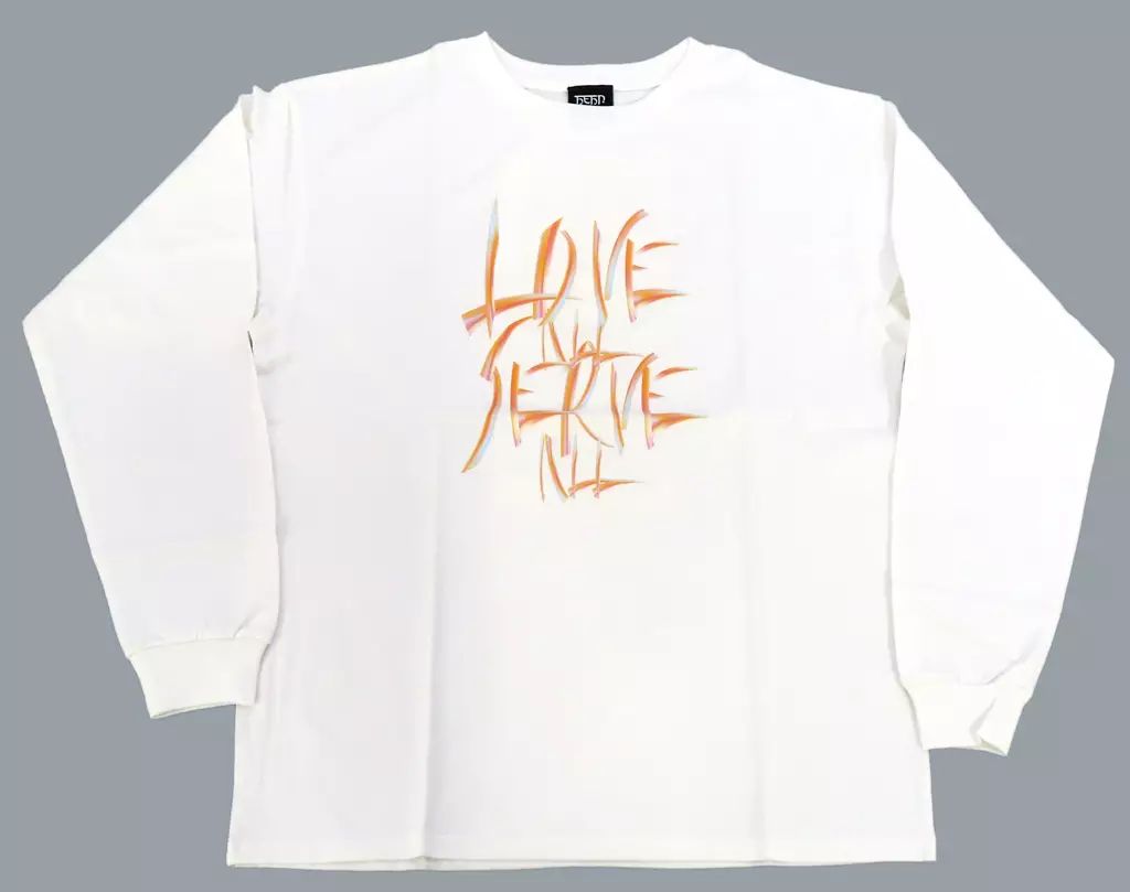 藤井風 LOVE ALL SERVE ALL ロンT 長袖シャツ Fujiikaze LOVE ALL SERVE ALL DAMAGE LONG T (long sleeve T