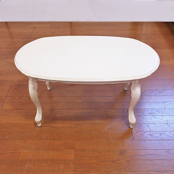 イタリア製 センターテーブル center table アイボリーホワイト