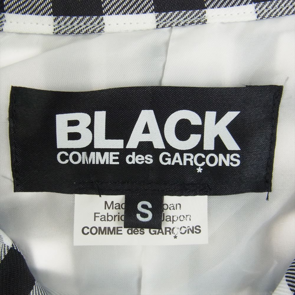 BLACK COMME des GARCONS ブラックコムデギャルソン 24SS ギンガム 