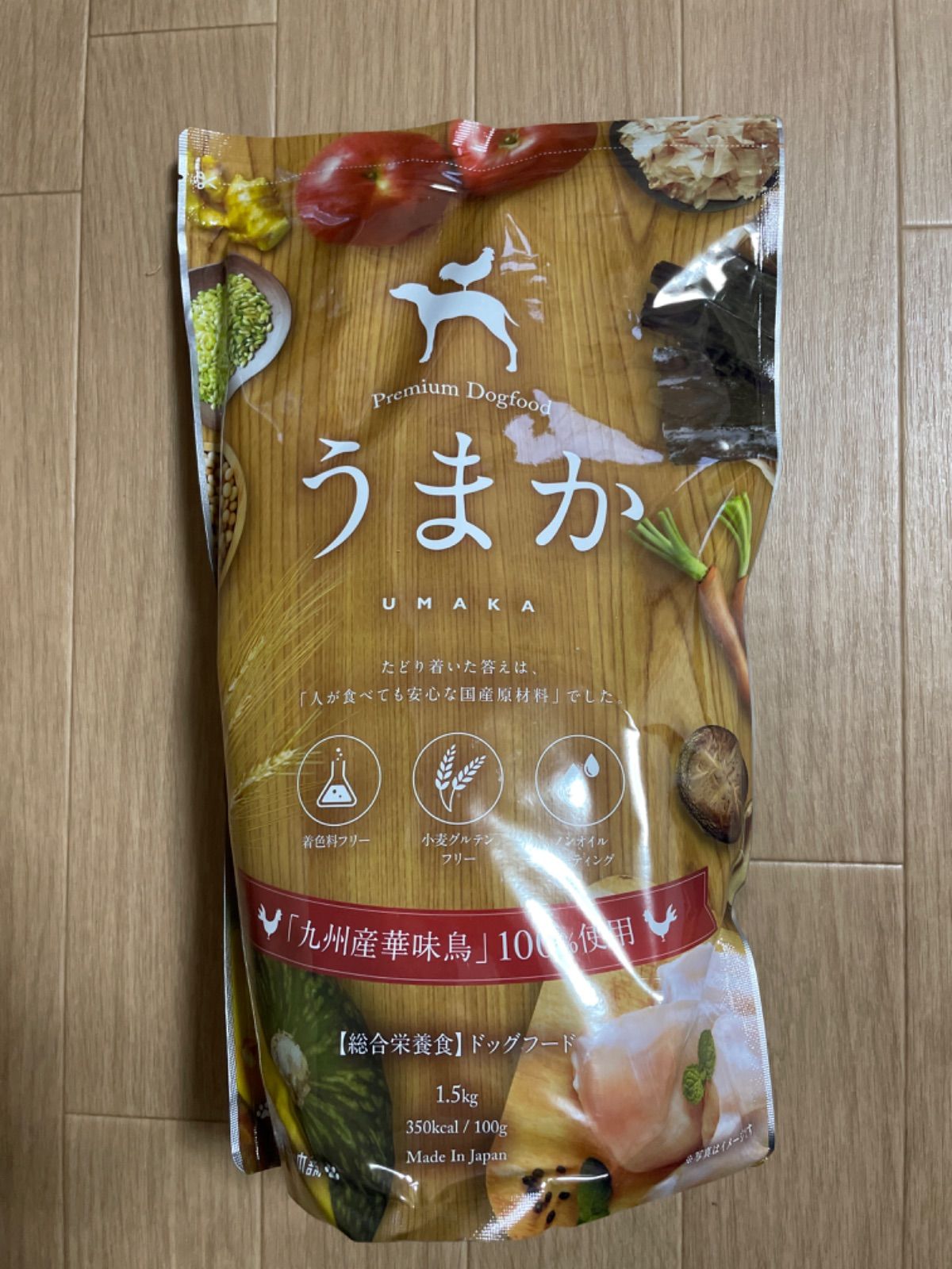 ドッグフード うまか うまか ドッグフード 1.5㌔1袋の通販 by az's shop