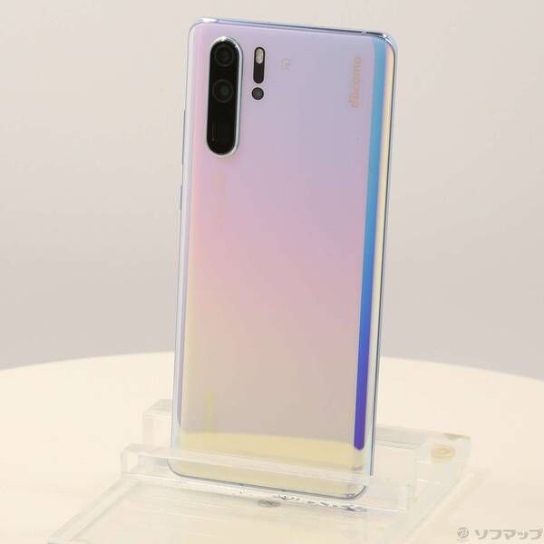 中古品〕 HUAWEI P30 Pro 128GB ブリージングクリスタル HW-02L docomo