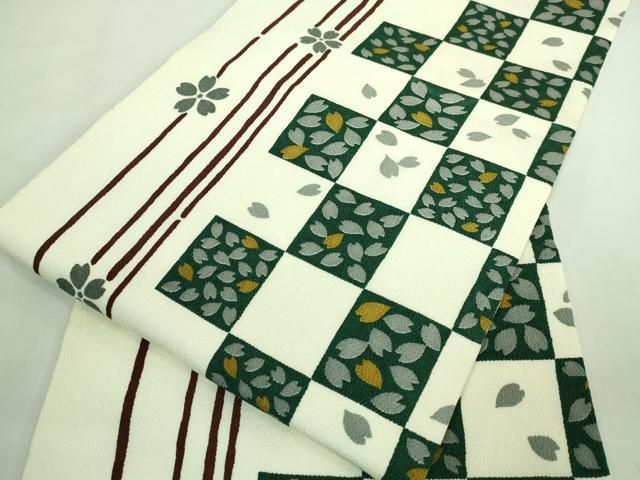 平和屋着物□極上 西陣 辻梅機業店 九寸名古屋帯 五輪