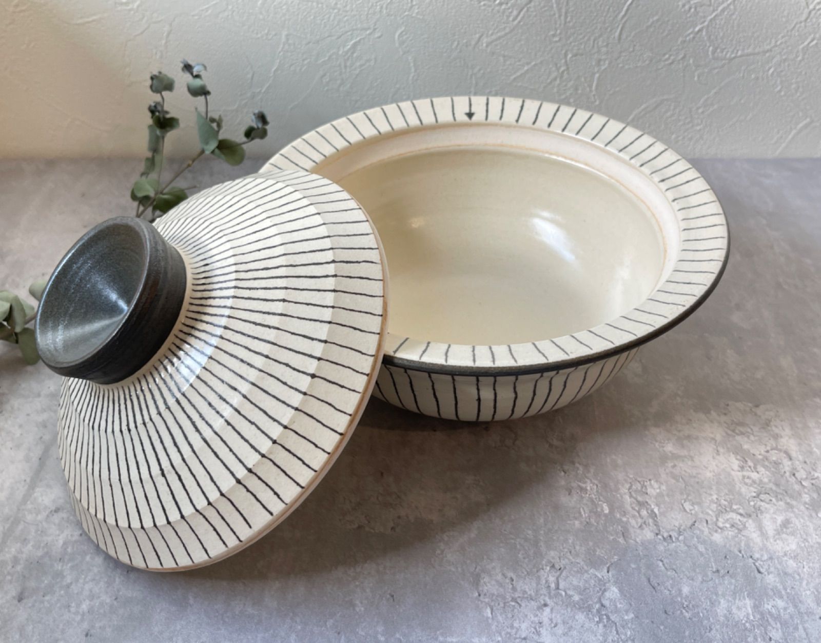 文五郎窯 十草 土鍋 奥田章 21cm - メルカリ