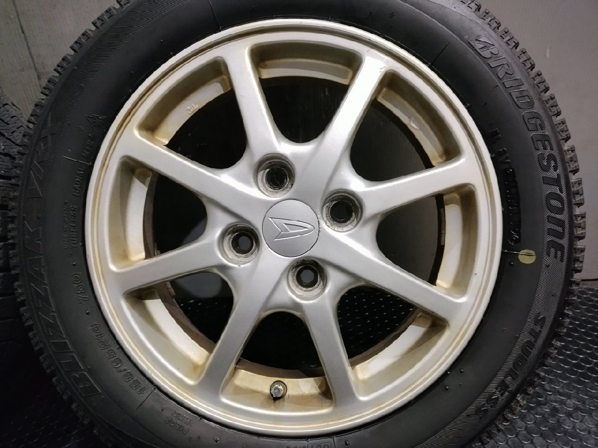 BS BLIZZAK VRX 155/65R14】スタッドレス【ダイハツ 純正ホイール 14  
