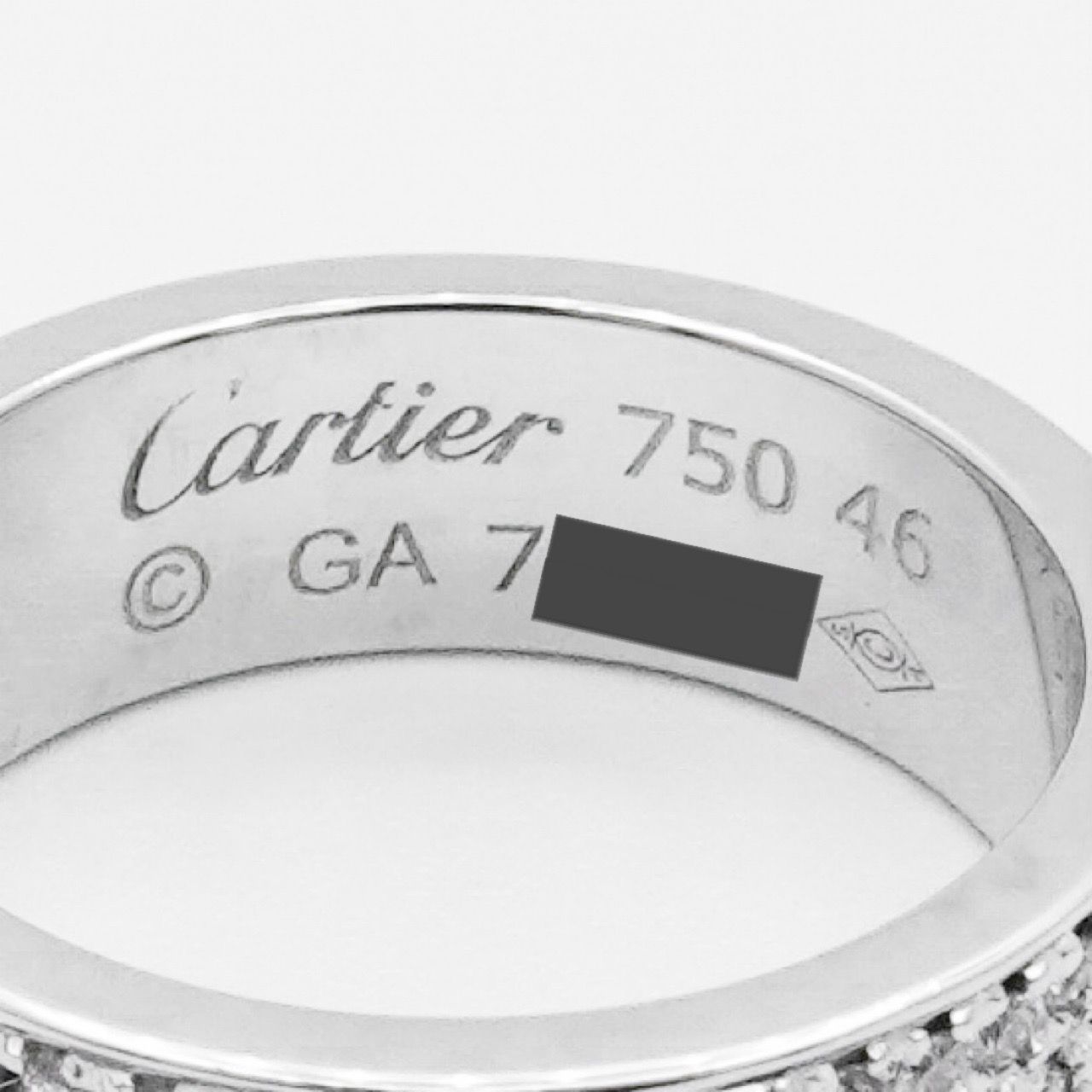 Cartier　ラブリング＃6号 LOVE（Cartier） カルティエ 指輪 メンズ シークレット ラブ