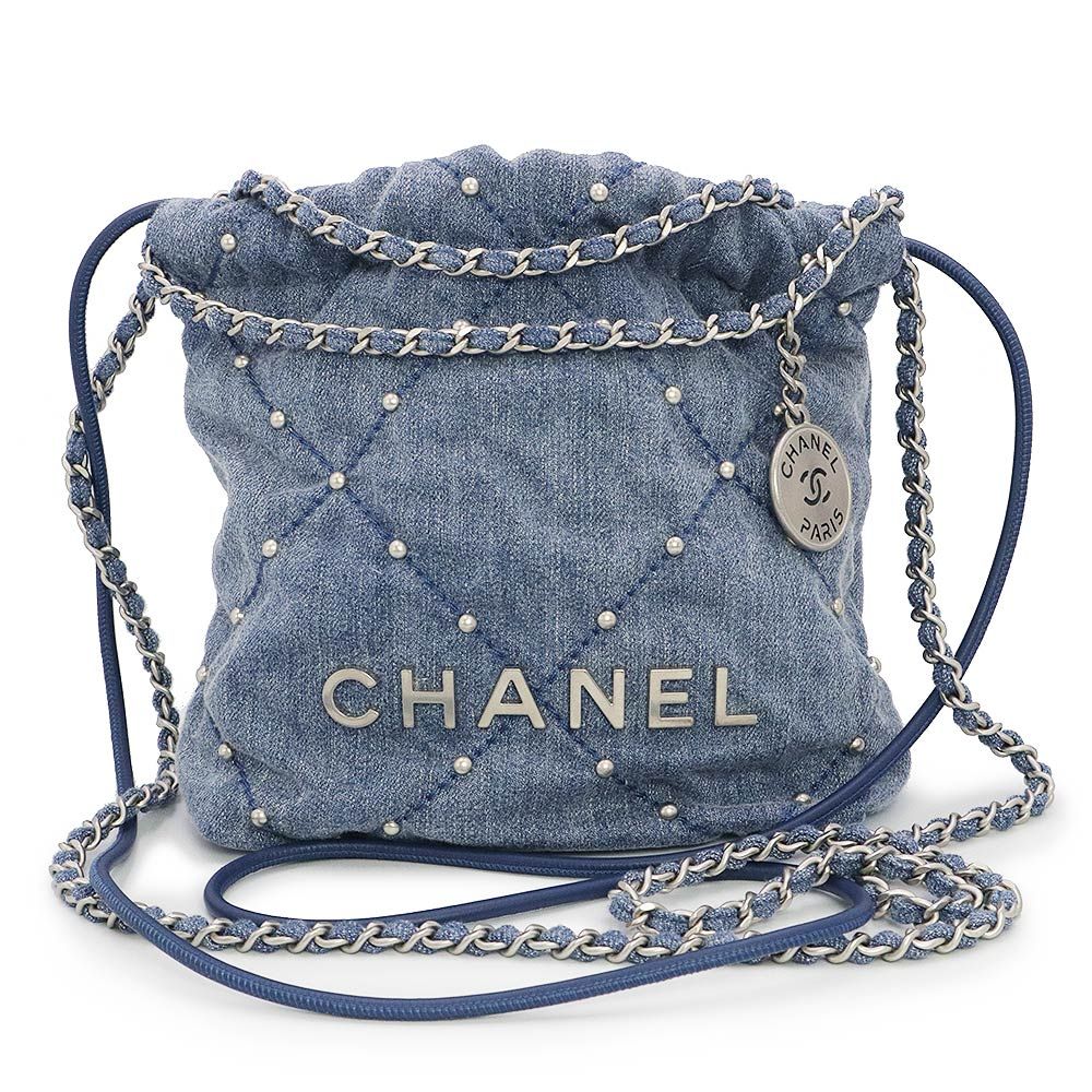 COACH リビントン バックパック リュック 大容量 ブラック×ブルー