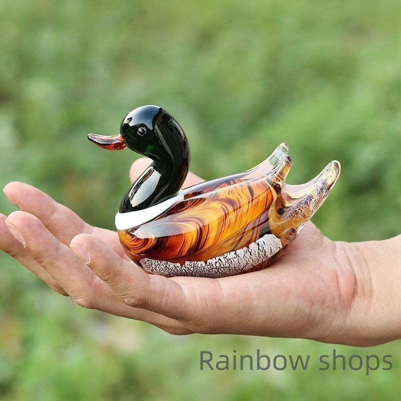 新品鳥ガラスの置物