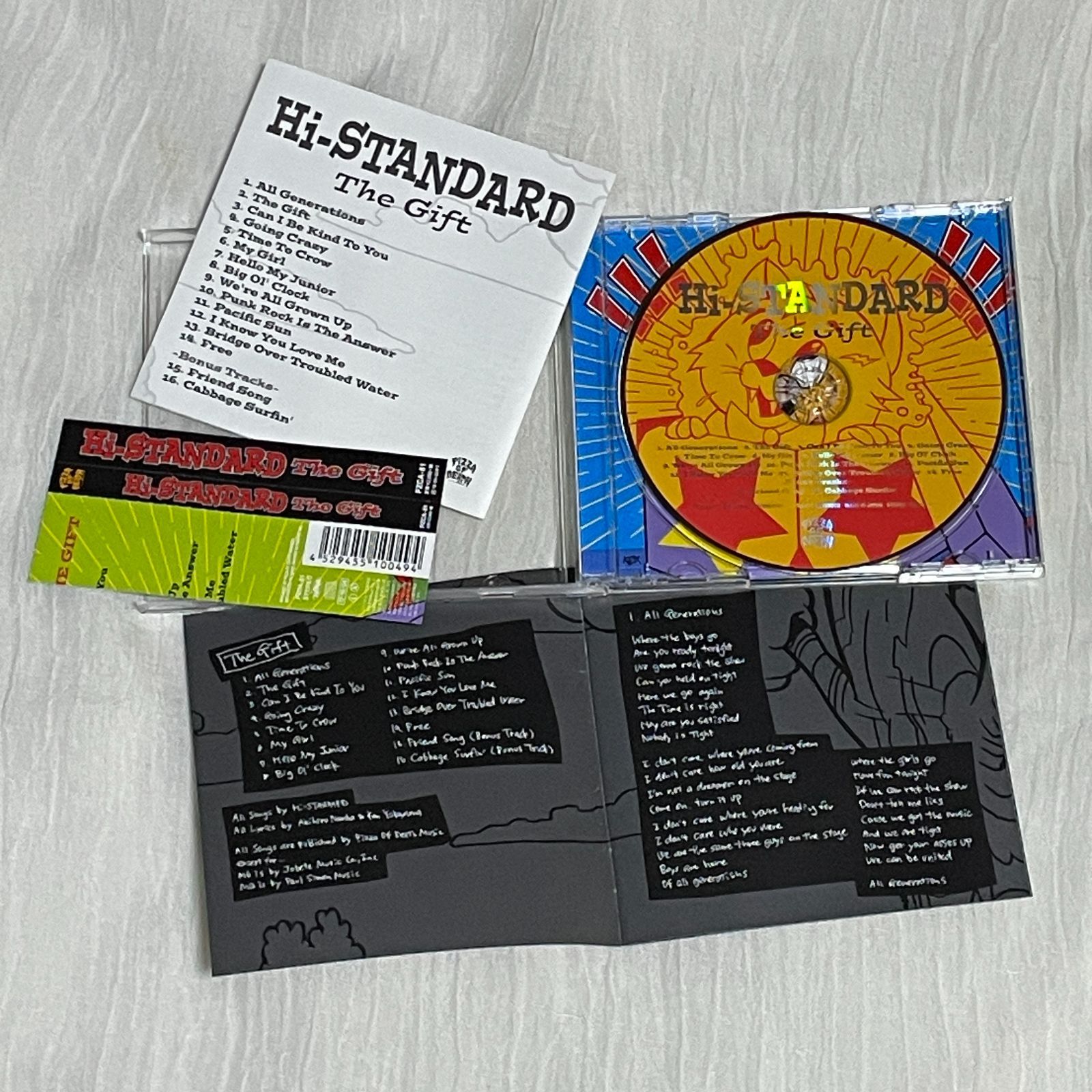 Hi-STANDARD｜The Gift（ザ・ギフト）｜中古CD：帯付き｜ハイ