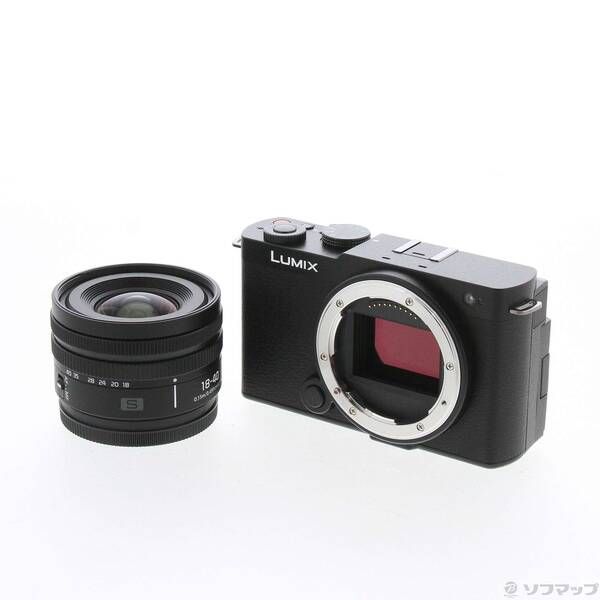 中古品〕 LUMIX S9 広角ズームレンズキット ジェットブラック DC-S9N-K