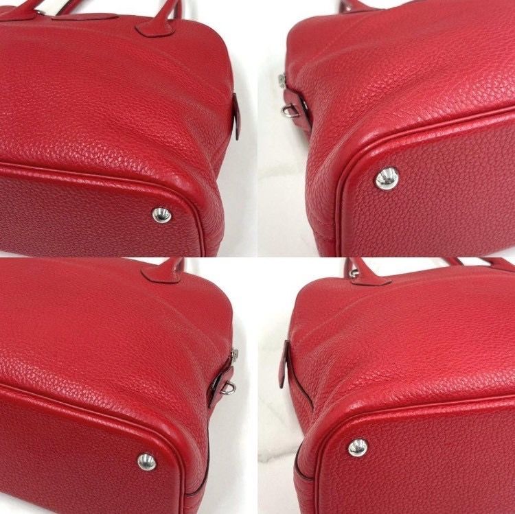 美品☆ エルメス ボリード31 トリヨンクレマンス 赤 2way □P刻印