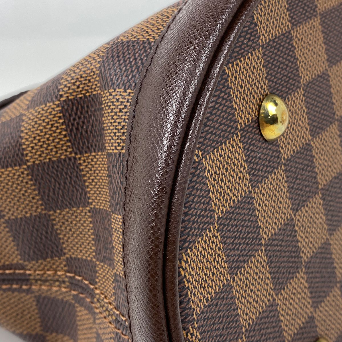 美品　ルイヴィトン ダミエ マレ トートバッグ　ハンドバッグ　レザー　ブラウン 楽天市場】LOUIS VUITTON ルイ ヴィトン ダミエ マレ バケツ型