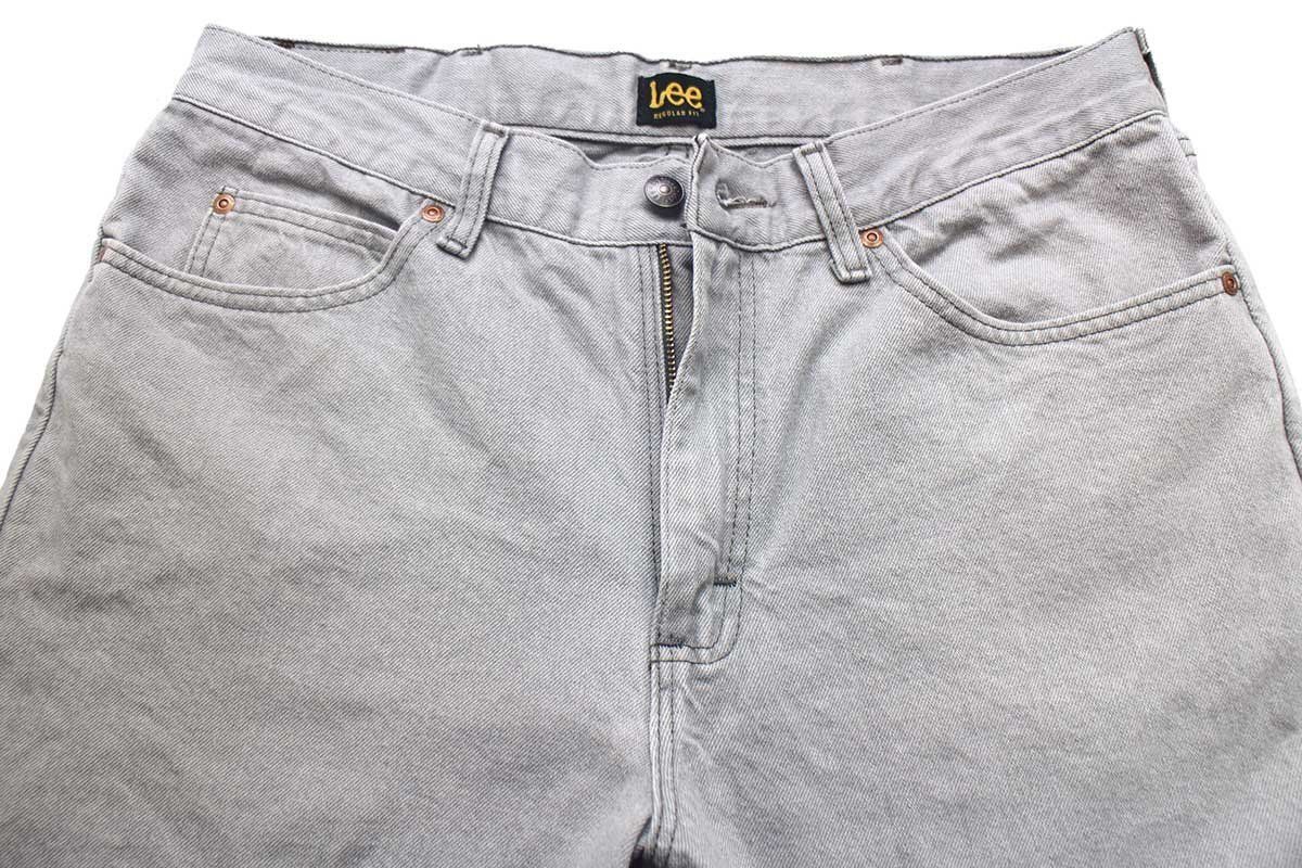 90s USA製 Leeリー 200-0204 グレー デニムパンツ w34 L34 - Sixpacjoe Web Shop