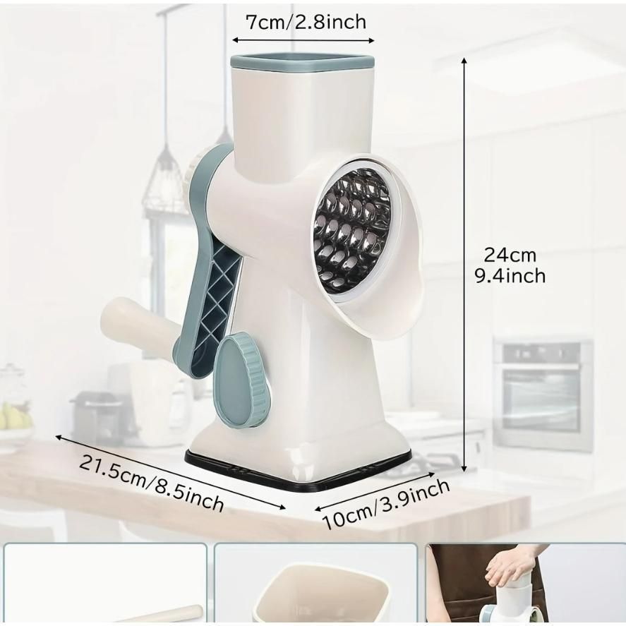 スライサー 1台4役 みじん切り スライス 千切り 取り外し 千切りスライサー キャベツ千切りスライサー 野菜カッター スライサー